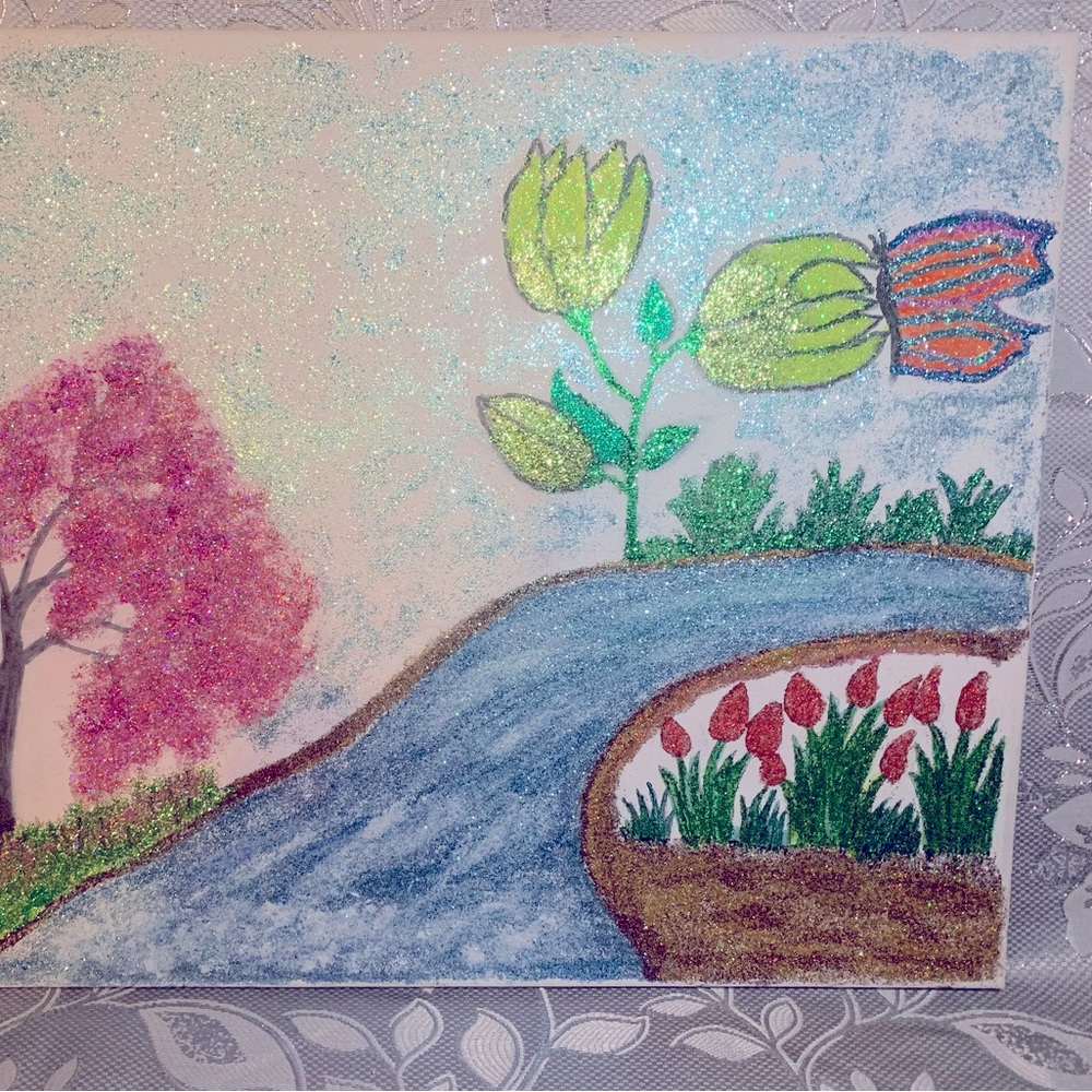 Glitter art